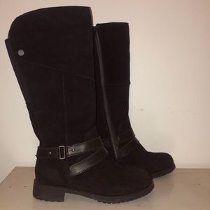 North Face Black Suede Boots 6